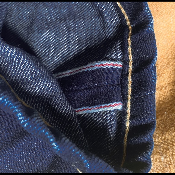 Left Field NYC Raw Denim Selvedge Jeans ( 32” W x 30” L ) - Picture 3 of 5